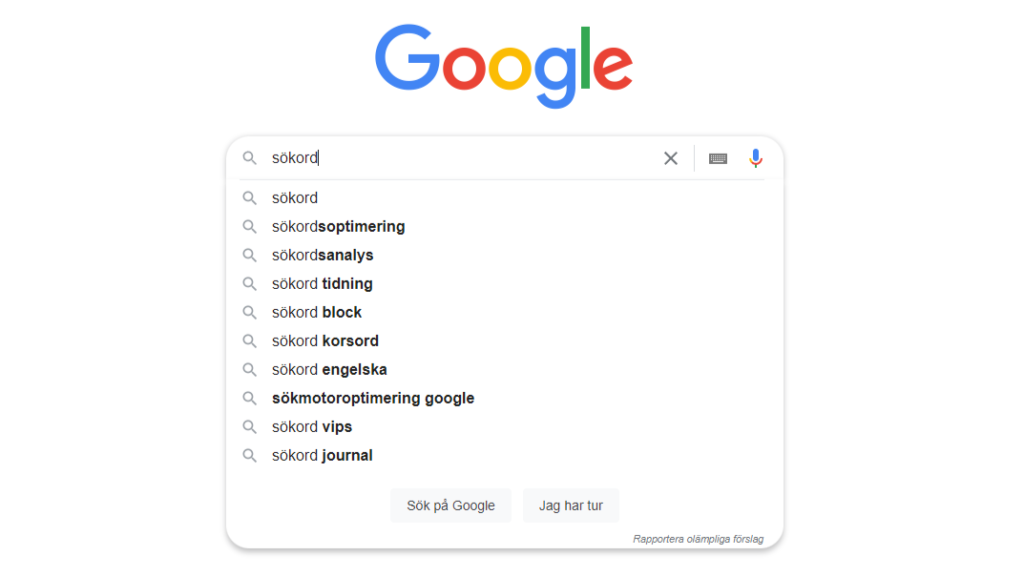 Hur gör man en sökordsanalys? Läs mer om sökord, sökfraser och sökvolym hos Imba.